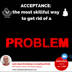 Acceptance: the most skillful way to make problems disappear
