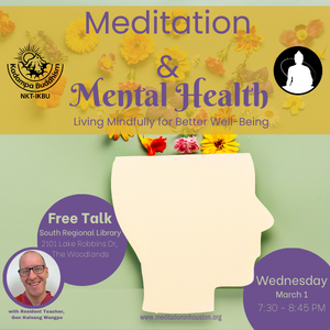 Free Public Talk: Meditation & Mental Health